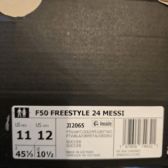 Adidas F50 Freestyle 24 Messi Soccer Shoes - Picture 8 of 8